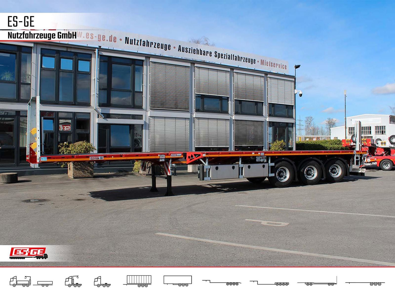 Dropside/ Flatbed semi-trailer Faymonville MAX Trailer MAX210 Telesattel