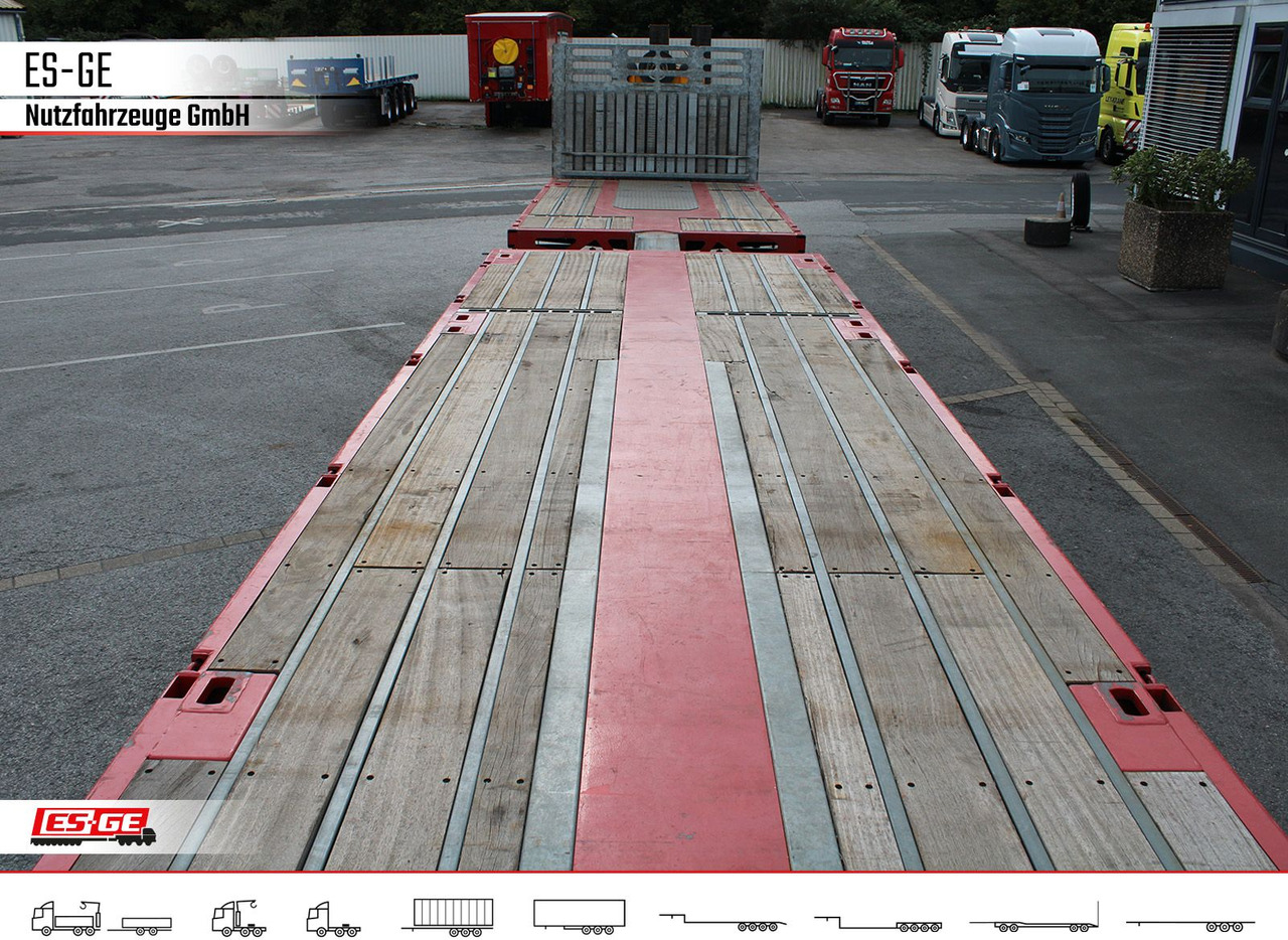 Dropside/ Flatbed semi-trailer Faymonville MAX Trailer MAX210 Telesattel