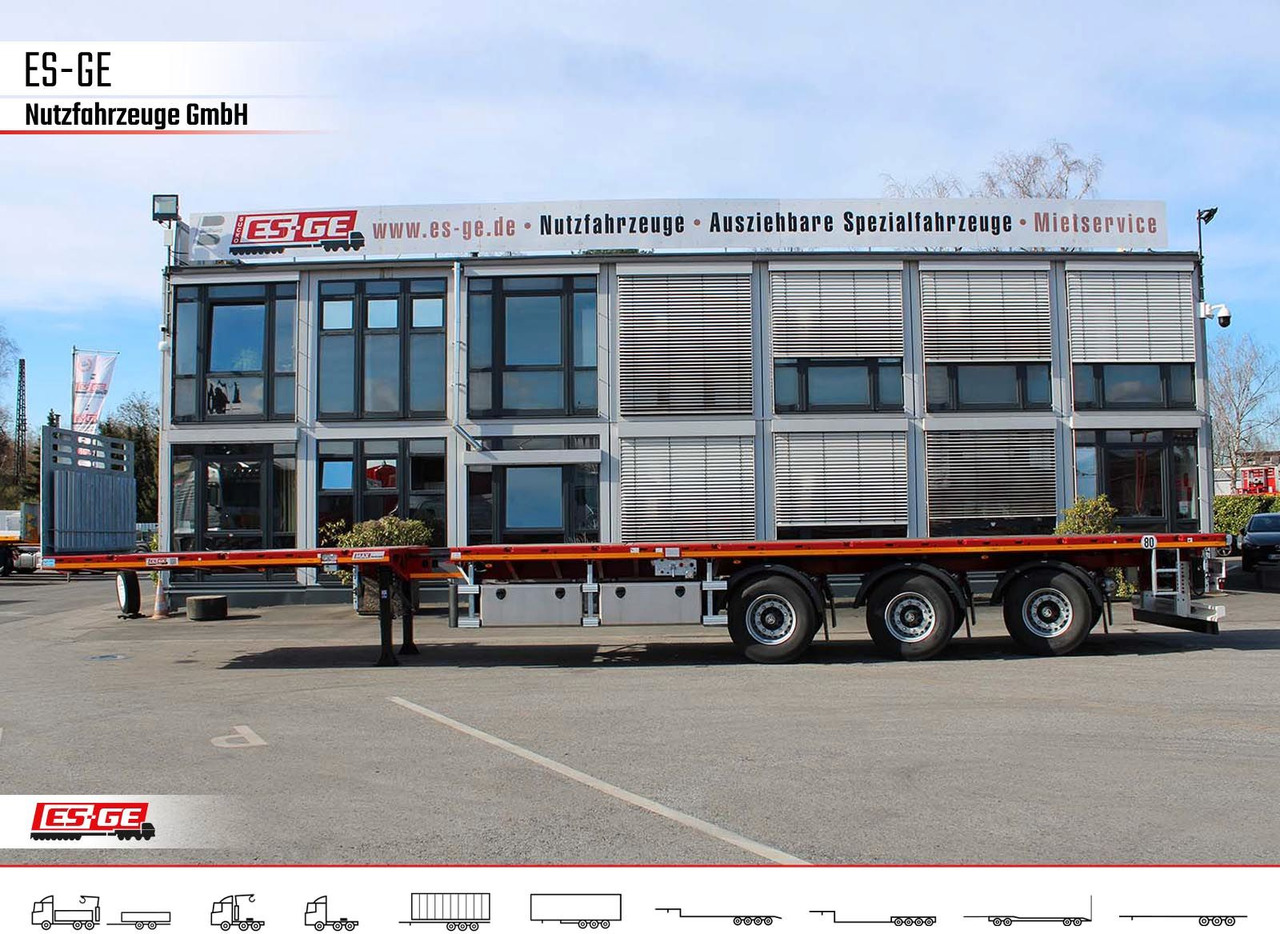 Dropside/ Flatbed semi-trailer Faymonville MAX Trailer MAX210 Telesattel