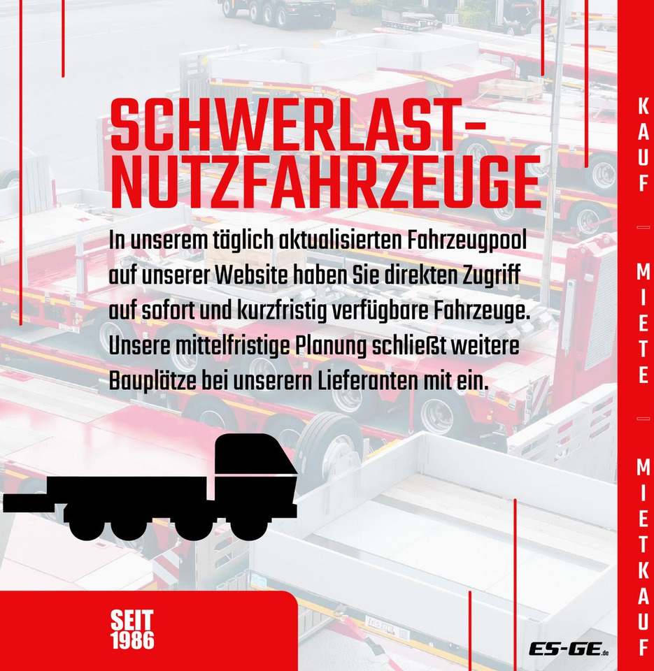 Dropside/ Flatbed semi-trailer Faymonville MAX Trailer MAX210 Telesattel Faymonville MAX Trailer MAX210 Telesattel