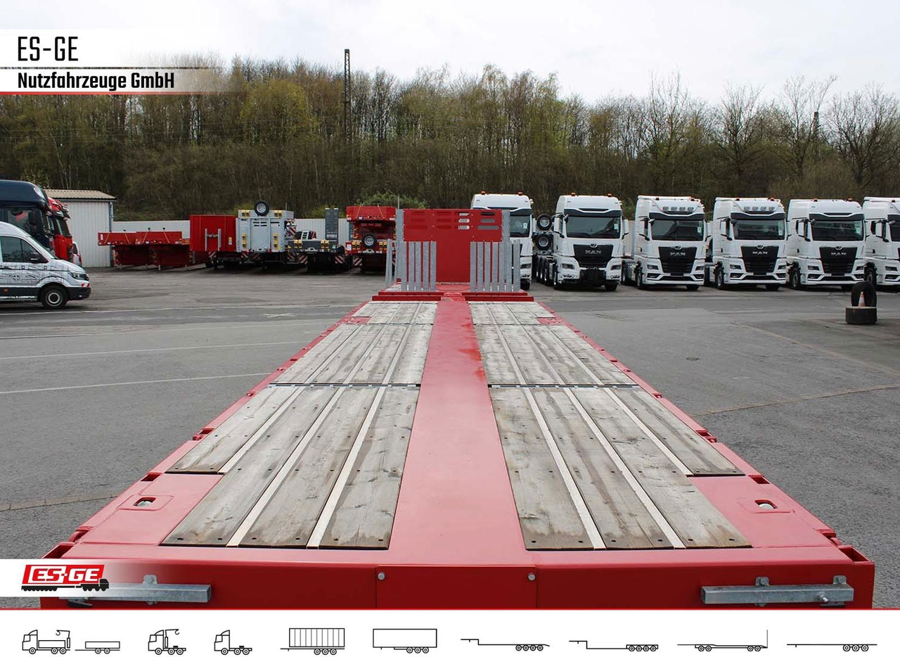 Dropside/ Flatbed semi-trailer Faymonville Telemax Megatrailer - doppelt teleskopierbar