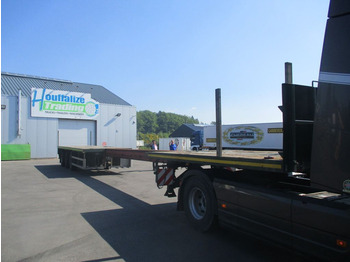 Dropside/ Flatbed semi-trailer Faymonville up to 21m extendable // steering axles