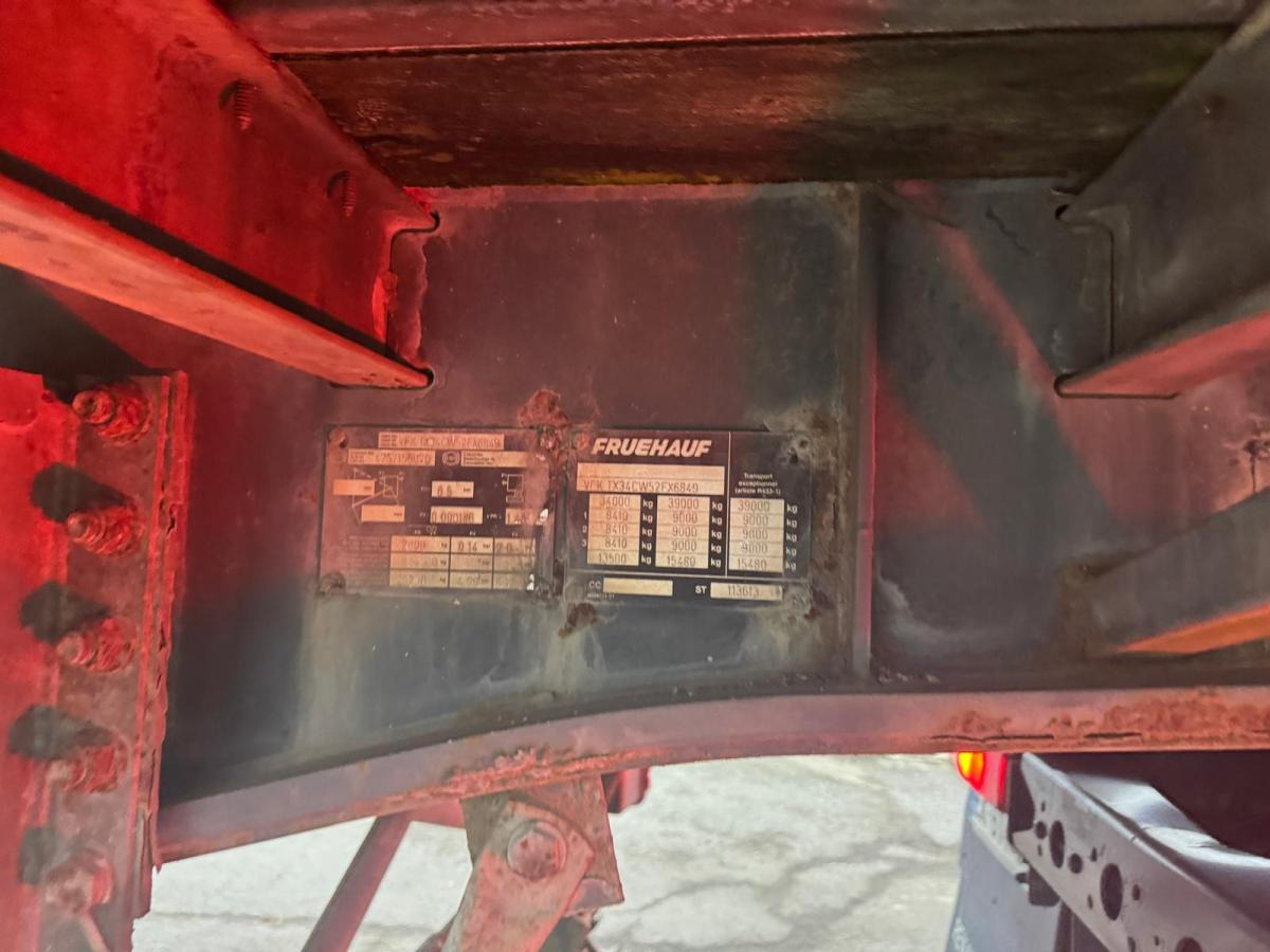 Dropside/ Flatbed semi-trailer Fruehauf