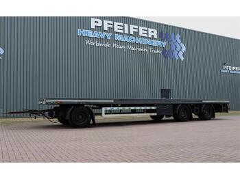 Dropside/ flatbed semi-trailer GS MEPPEL AV-2700 P 3 Axel Container Trailer 