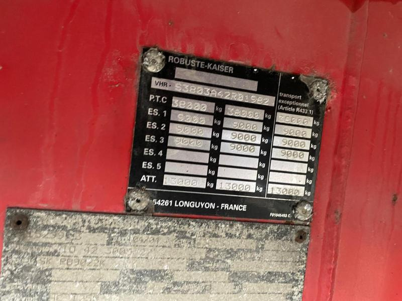 Dropside/ Flatbed semi-trailer Kaiser