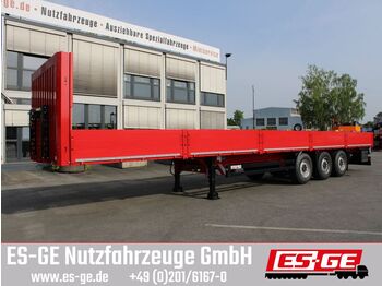Kögel 3-Achs-Mega Chassis, Bordwände  - dropside/ flatbed semi-trailer