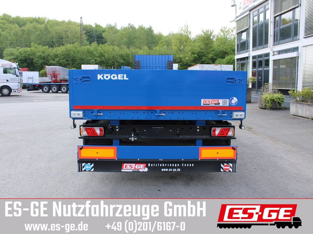 Dropside/ Flatbed semi-trailer Kögel 3-Achs-Multi-Sattelanhänger