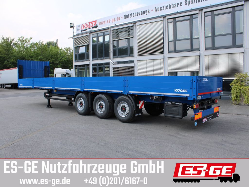 Dropside/ Flatbed semi-trailer Kögel 3-Achs-Multi-Sattelanhänger