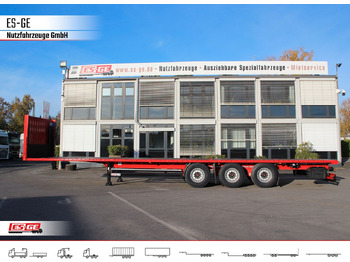 Dropside/ Flatbed semi-trailer  Kögel Multi Chassis. Rungen