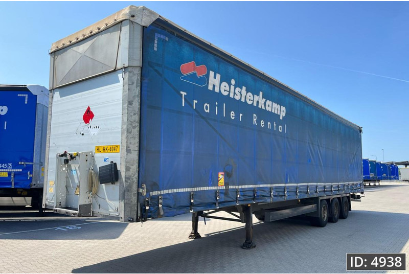 Dropside/ Flatbed semi-trailer Krone SD Mega / Drum brakes