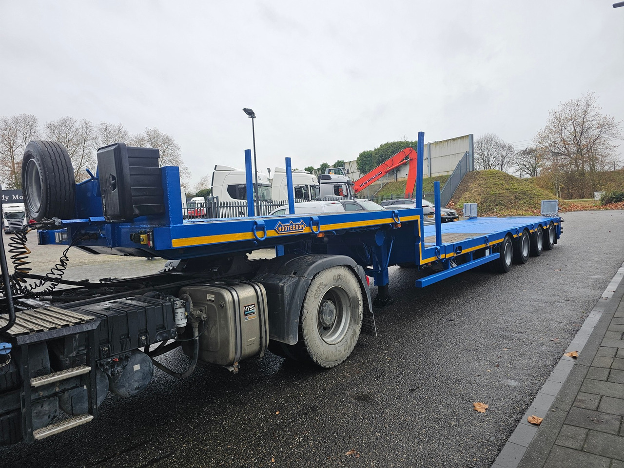 Dropside/ Flatbed semi-trailer Nooteboom MCO-58-04V Telescopic