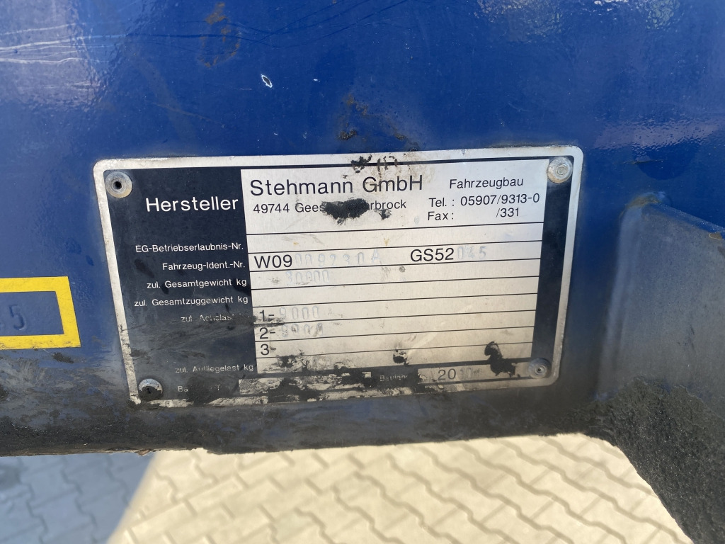 Dropside/ Flatbed semi-trailer Stehmann