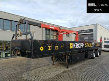 Dropside semi-trailer Schmidt Cordes C SAKL 300 / Lenkachse / Ausschub
