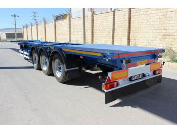 New Container transporter/ Swap body semi-trailer EMIRSAN 45 Feet Skeletal Container Trailer: picture 1