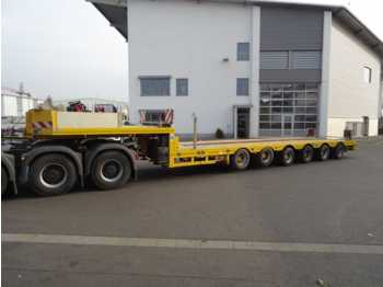Low loader semi-trailer ESGE 6. SOU-4H-IN Teleskopsattel 85 Tonnen: picture 1