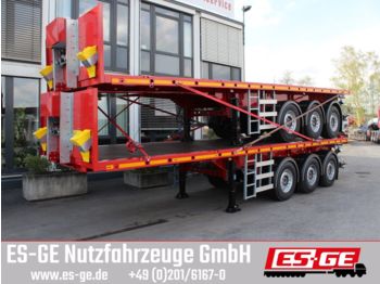 New Dropside/ Flatbed semi-trailer ES-GE 3-Achs-Ballastauflieger: picture 1