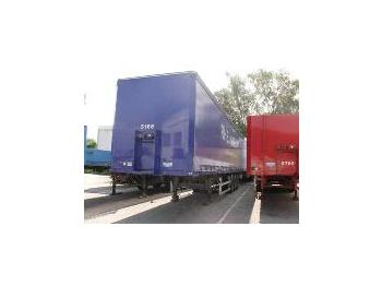 Dropside/ Flatbed semi-trailer ES-GE 3-Achs-Sattelanhänger - Coilmulde - Edscha-Verdeck: picture 1