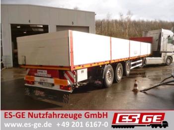 Dropside/ Flatbed semi-trailer ES-GE 3-Achs-Sattelauflieger - Bordwände: picture 1