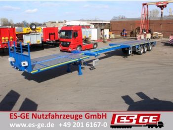 Dropside/ Flatbed semi-trailer ES-GE 3-Achs-Sattelauflieger in Leichtbauweise - tele: picture 1