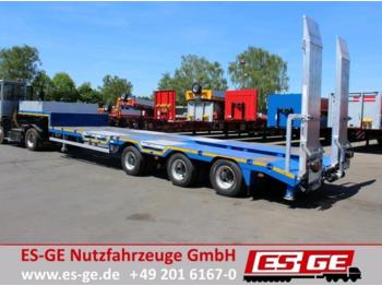 New Low loader semi-trailer ES-GE 3-Achs-Satteltieflader - Radmulden - Rampen: picture 1