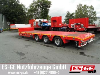 Low loader semi-trailer ES-GE 3-Achs-Satteltieflader - teleskopier - 1 NLA: picture 1