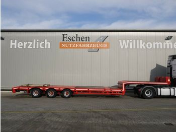 Low loader semi-trailer ES-GE 3 Achs Tele Tieflader, verbreiterbar, Luft: picture 1