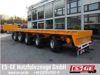 New Dropside/ Flatbed semi-trailer ES-GE 5-Achs-Ballastauflieger: picture 1