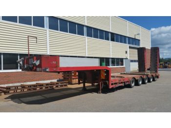 Low loader semi-trailer ES-GE 5 achs. tieflader mit rampen: picture 1