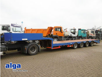 Low loader semi-trailer ES-GE ES-GE, Rampen, ausziehbar auf 18500mm, 4-achser: picture 1