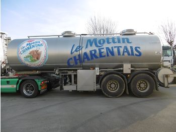 Tank semi-trailer for transportation of milk ETA Lebensmitteltankauflieger: picture 1