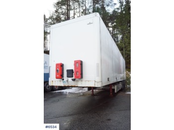 Closed box semi-trailer Ekeri 3 axle box semitrailer w/ full sideopening: picture 1