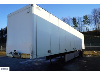 Closed box semi-trailer Ekeri L2 Citysemi w/ full side opening & lift: picture 1