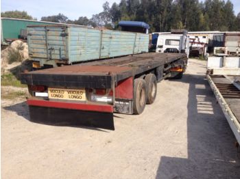 Container transporter/ Swap body semi-trailer Evicar with twist locks on springs suspension BPW axles: picture 1