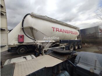 Tank semi-trailer for transportation of cement FELDBINDER Cement 40000 litres: picture 1