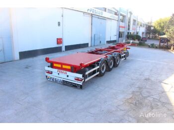 New Container transporter/ Swap body semi-trailer for transportation of containers FESAN CONTAINER CARRIER CHASSIS 20 FEET, 30 FEET, 40 FEET, 40 FEET HC,: picture 1
