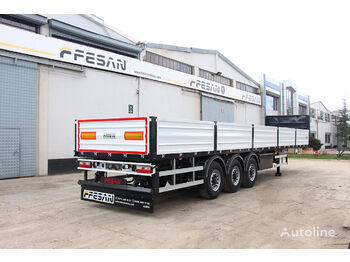 New Dropside/ Flatbed semi-trailer FESAN GENERAL CARGO WITH SIDE COVER FE-KAP-02: picture 1