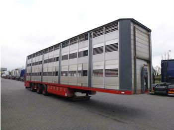 Closed box semi-trailer FLIEGL WITH VANBORG 3-AXLE ANIMAL TRANSPORT BPW: picture 1