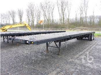Dropside/ Flatbed semi-trailer FONTAINE T/A Extendable: picture 1