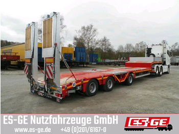 Low loader semi-trailer Faymonville 3-Achs-Satteltieflader - tele - Radmulden: picture 1