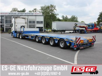 Low loader semi-trailer Faymonville 4-Achs-Satteltieflader - tele - hydr. gelenkt: picture 1