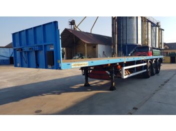 Dropside/ Flatbed semi-trailer Faymonville Extendable Platform 18,50 m 2000 year: picture 1