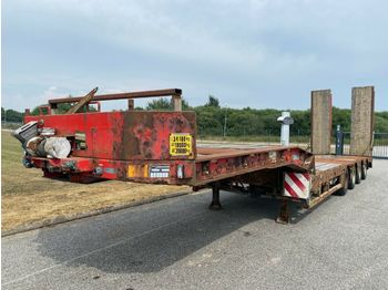 Low loader semi-trailer Faymonville Tieflader 4 achsen: picture 1