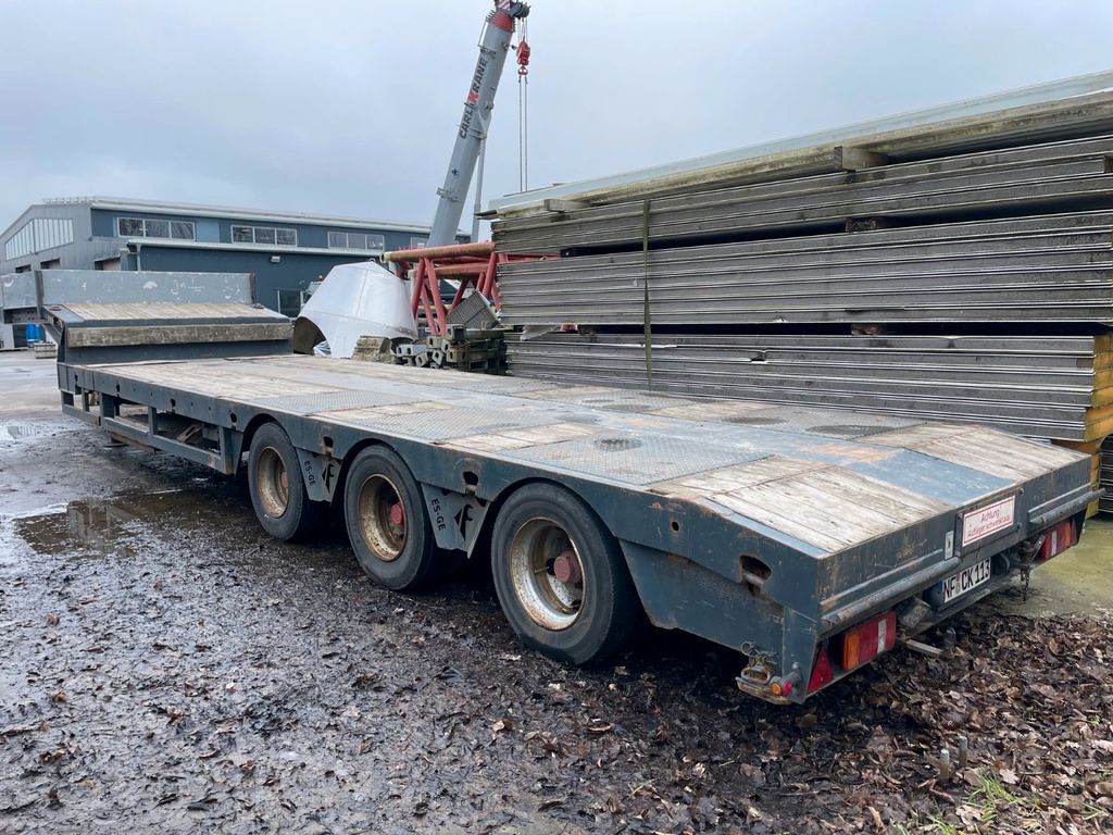 Low loader semi-trailer Faymonville tieflader  hydr. Zwangslenkung: picture 5