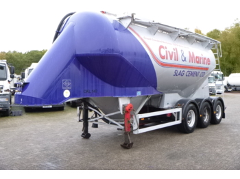 Tank semi-trailer for transportation of flour Feldbinder Bulk tank alu 35 m3 / 1 comp: picture 1