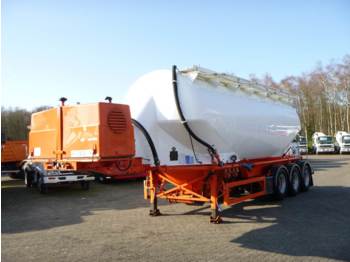 Tank semi-trailer for transportation of flour Feldbinder Bulk tank alu 36 m3 + engine/compressor: picture 1