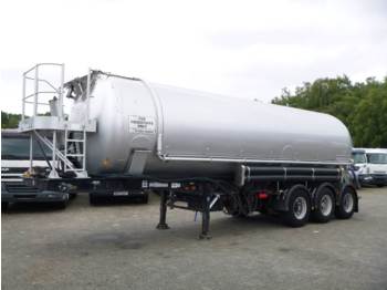 Tank semi-trailer for transportation of flour Feldbinder Bulk tank alu 38 m3 + compressor: picture 1