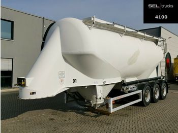 Tank semi-trailer for transportation of silos Feldbinder EUT 37.3 / 37 m3 / Alu-Felgen: picture 1