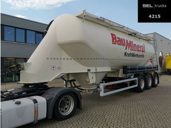 Tank semi-trailer for transportation of silos Feldbinder EUT 40.3 / Alu-Felgen / 40.000 l / Lenkachse: picture 1