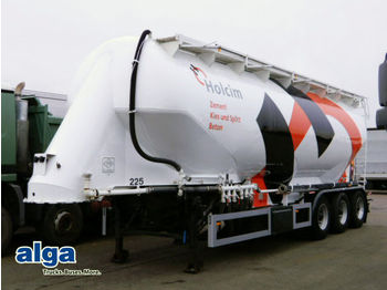Tank semi-trailer for transportation of silos Feldbinder EUT 49.3, 1 Kammer, Luft, Alu Tank, 3 Domdeckel: picture 1