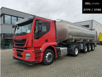 Tank semi-trailer for transportation of food Feldbinder HLW STA 35 / Milch /  2 Kammern / 27.000 l: picture 1